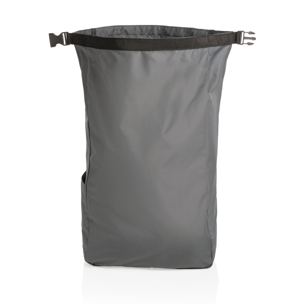 Mochila Enrollable Sostenible de RPET Para Personalizar IMPACT con trazador AWARE ™ y Contribucón a ONG