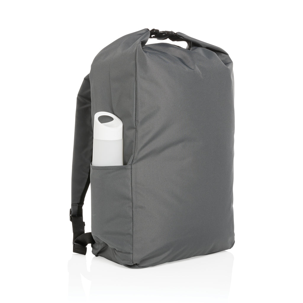 Mochila Enrollable Sostenible de RPET Para Personalizar IMPACT con trazador AWARE ™ y Contribucón a ONG