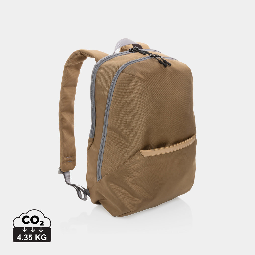 Mochila Moderna Ecológica de rPET Reciclado para Personalizar con Funda para Portátil 15,6" Impact AWARE ™ sin PVC