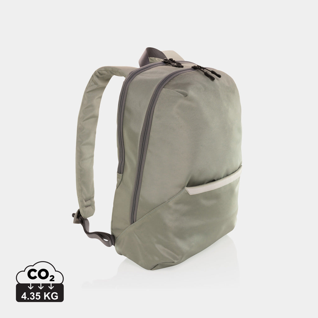 Mochila Moderna Ecológica de rPET Reciclado para Personalizar con Funda para Portátil 15,6" Impact AWARE ™ sin PVC