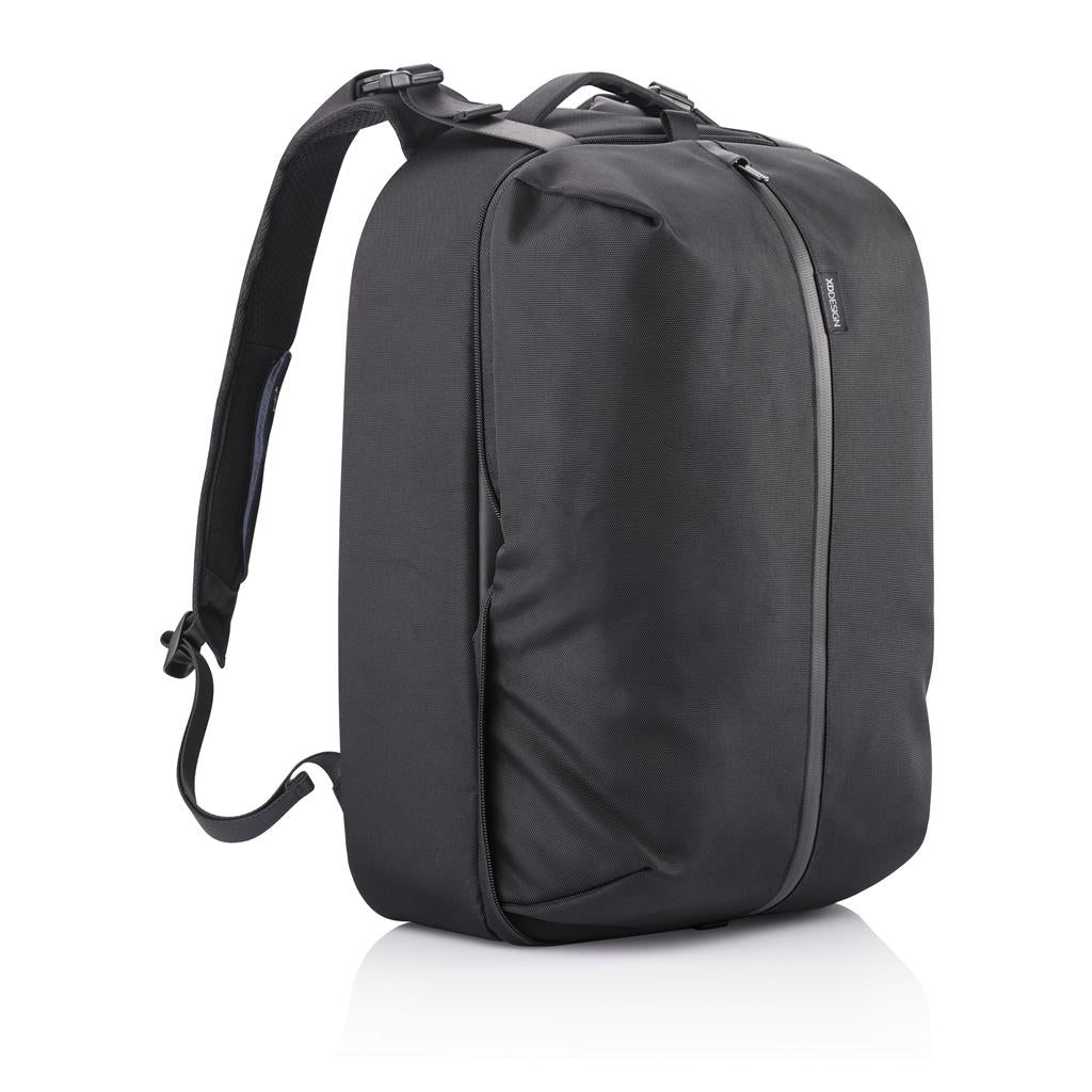 Mochila de Negocios Convertible en Bolsa de Gimnasio Ecológica de rPET Reciclado con Puerto Carga USB y Trazador AWARE™ Flex
