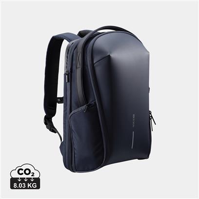 Mochila Sostenible de Viaje de Fin de Semana o de Diario de RPET Resistente al Agua con Compartimento Principal de Apertura 180º Expandible , Compartimento para Portátil y Trazador AWARE™ para Personalizar Bizz