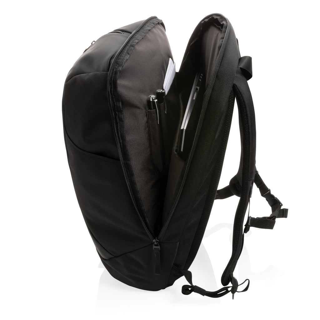 Mochila de Negocios Convertible en Bolsa de Gimnasio Ecológica de rPET Reciclado con Compartimento para ORdenador 15, 6" ,Trazador AWARE™ y Contribución a ONG