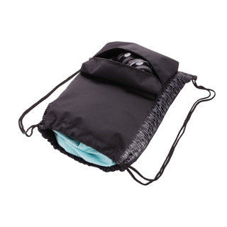 Mochila de Cuerdas Reflectante Sostenible de rPET 190T Impact AWARE™ para Personalizar Especial Seguridad