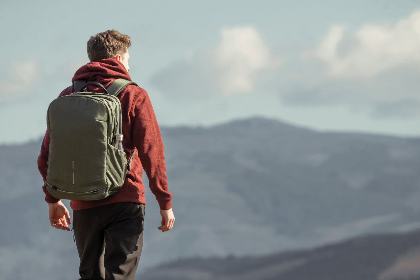 Mochila de Fin de Semana Ecológica Impermeable con Bolsillo para Ordenador y con Trazador AWARE™ Especial Regalo de Empresa Bobby Explore