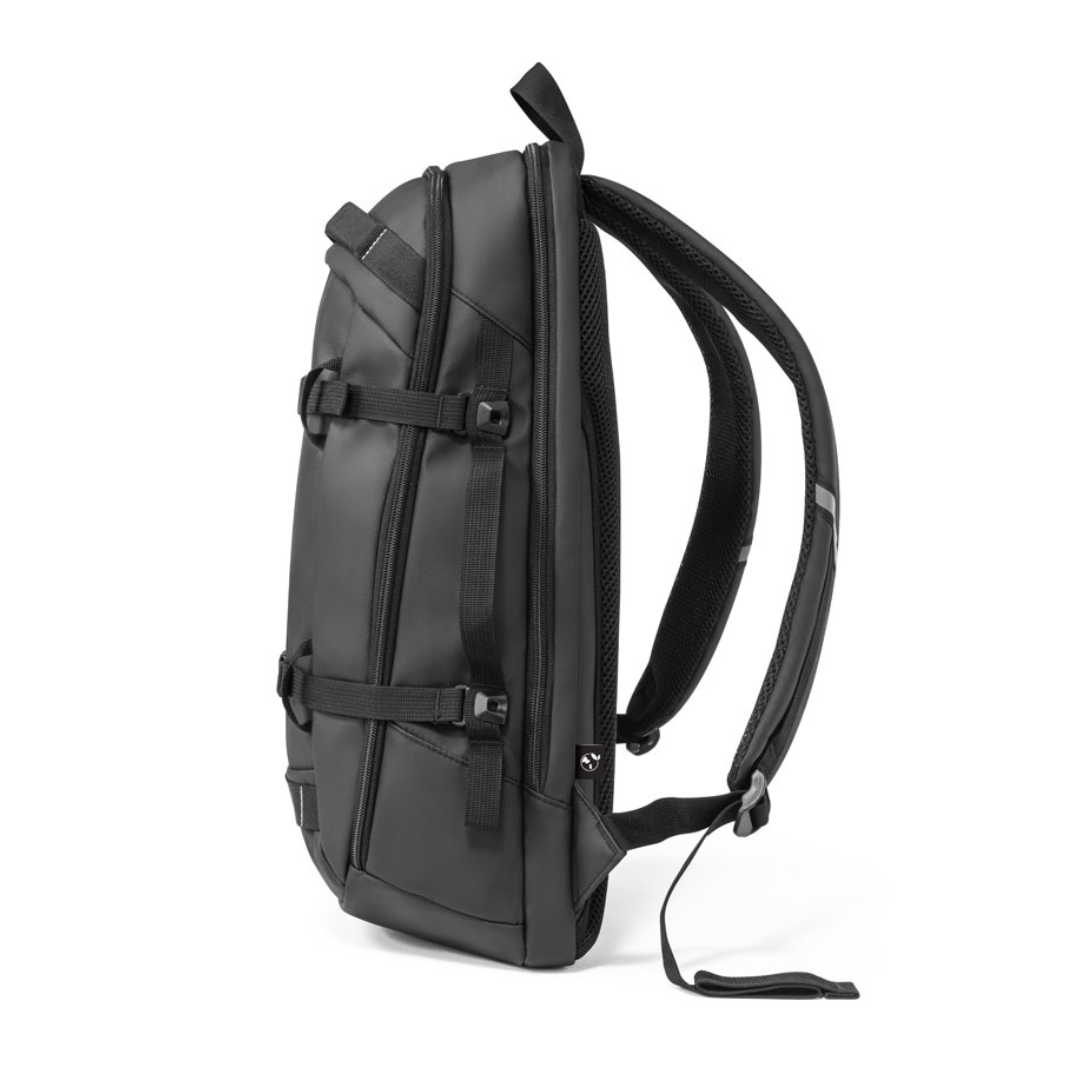 Mochila de Fin de Semana Sostenible en Poliéster Reciclado 900D con Compartimento para Portátil 17,3" para Personalizar Especial Viajes Kampala
