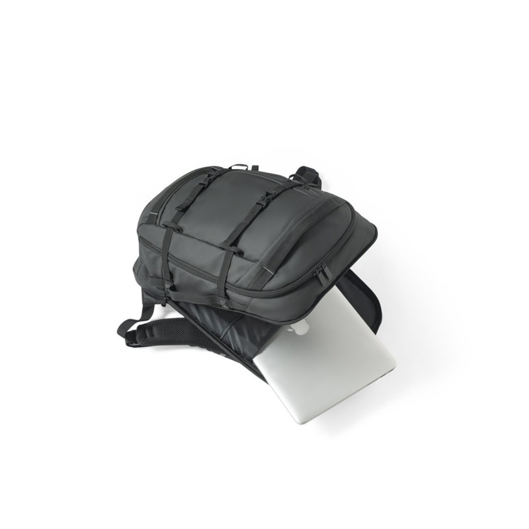 Mochila de Fin de Semana Sostenible en Poliéster Reciclado 900D con Compartimento para Portátil 17,3" para Personalizar Especial Viajes Kampala