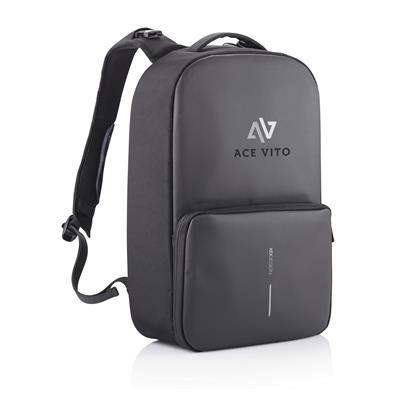 Mochila de Negocios Convertible en Bolsa de Gimnasio Ecológica de rPET Reciclado con Puerto Carga USB y Trazador AWARE™ Flex