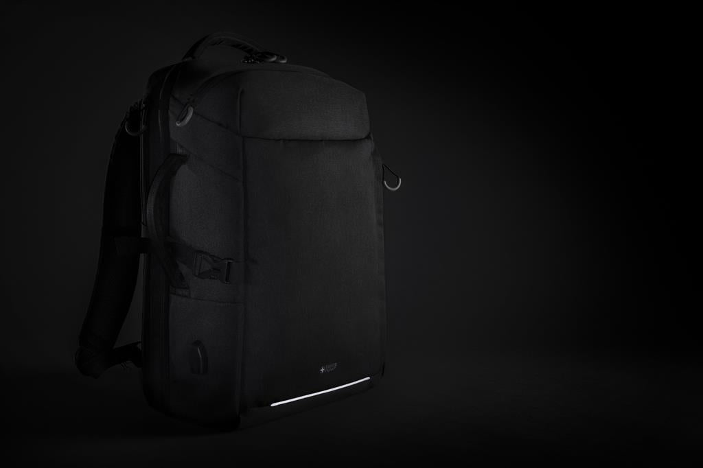 Mochila de Viaje de Fin de Semana Ecológica de rPET Reciclado con Trazador AWARE ™ para Personalizar Especial Negocios y Regalo de Empresa Swiss Peak