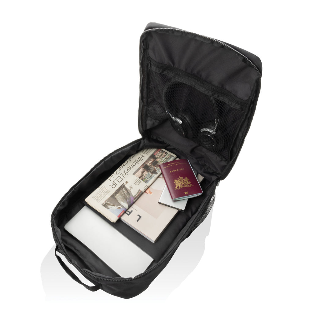 Mochila para Portátil 15,6" Sostenible de rPET Reciclado con Trazador AWARE™ y Contribución a ONG Swiss Peak Essential