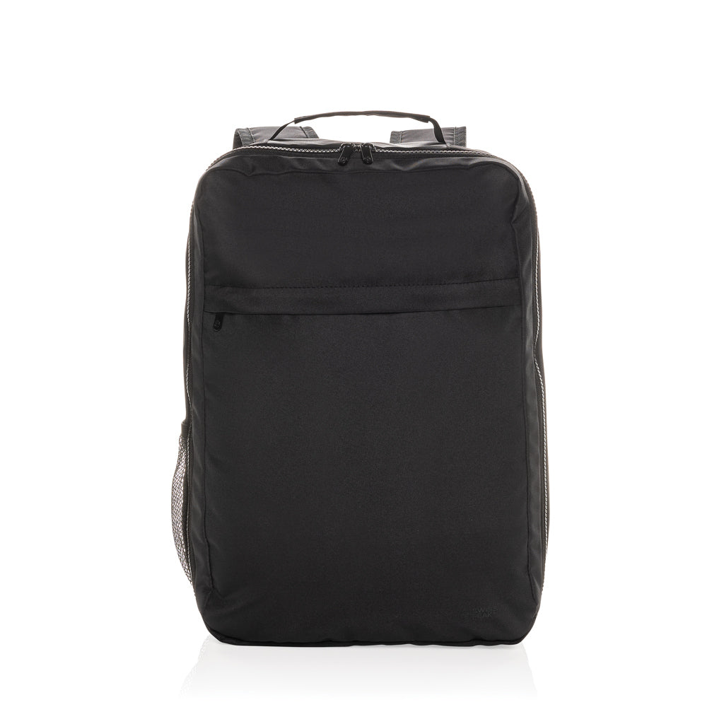 Mochila para Portátil 15,6" Sostenible de rPET Reciclado con Trazador AWARE™ y Contribución a ONG Swiss Peak Essential
