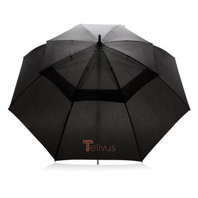 Paraguas Ecológico Antitormenta de RPET para Personalizar con Trazador AWARE™ y Contribución a ONG - Swiss Peak Tornado 30"