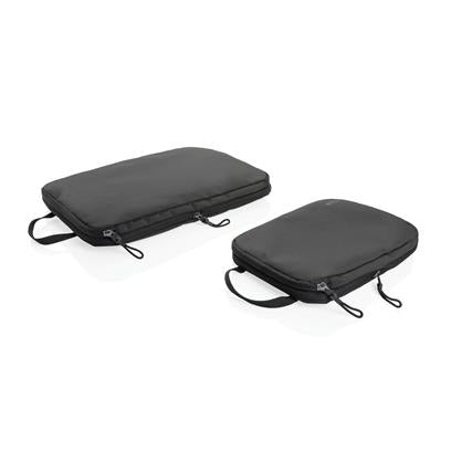 Set de 2 Cubos de Comprensión de Viaje Ecológicos de rPET Reciclado con Trazador AWARE ™ para Personalizar Especial Viajes Peak Ridge Swiss Peak