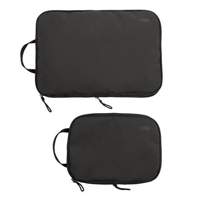 Set de 2 Cubos de Comprensión de Viaje Ecológicos de rPET Reciclado con Trazador AWARE ™ para Personalizar Especial Viajes Peak Ridge Swiss Peak