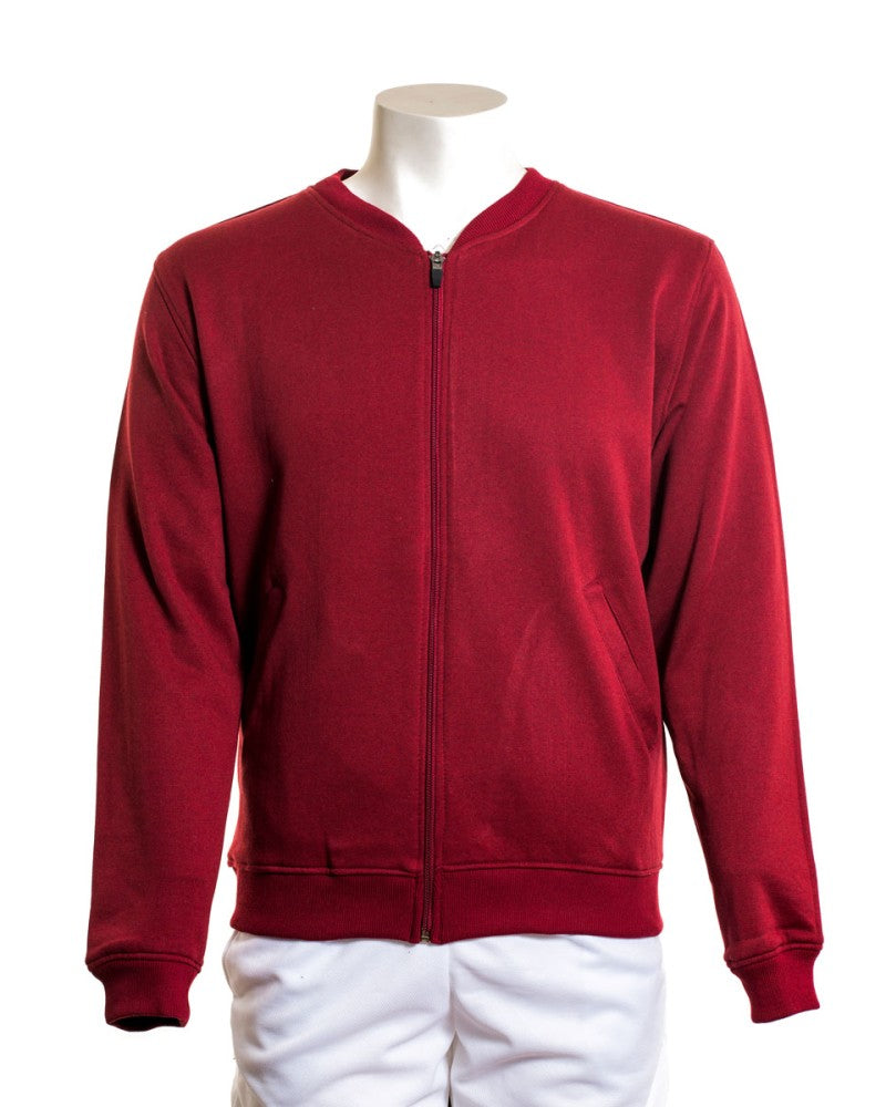 Sudadera Bomber de Cremallera Sostenible de Algodón Reciclado y Poliéster Reciclado Personalizable Fabricada en España Hidrica Inisex - Felpa Perchada 285gr/m2