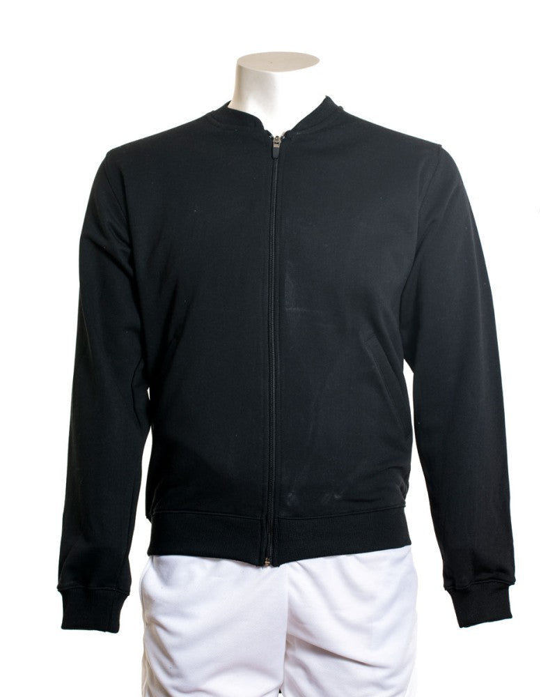 Sudadera Bomber de Cremallera Sostenible de Algodón Reciclado y Poliéster Reciclado Personalizable Fabricada en España Hidrica Inisex - Felpa Perchada 285gr/m2