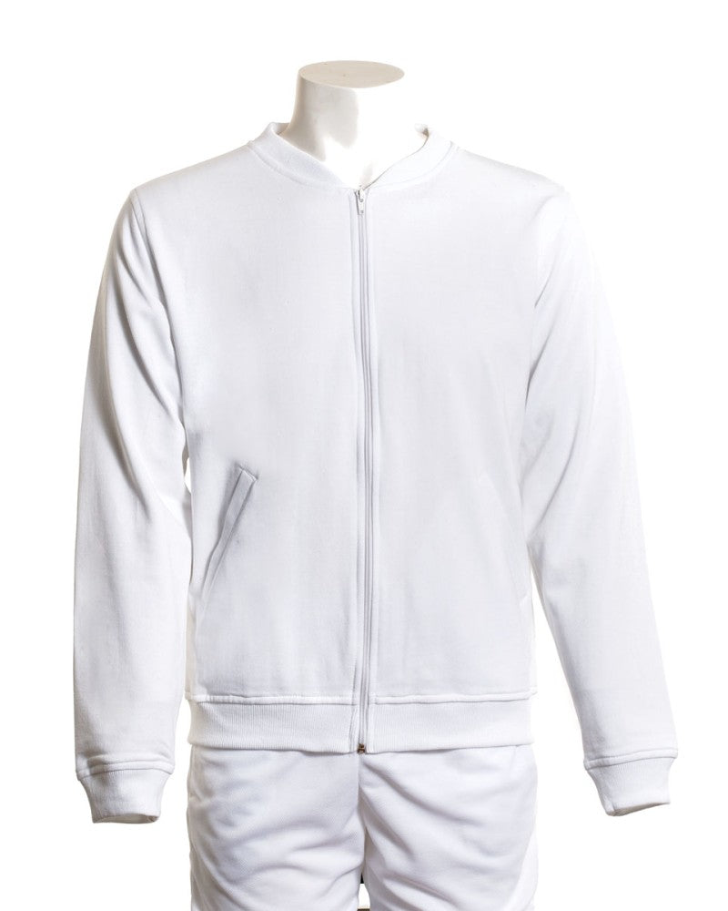 Sudadera Bomber de Cremallera Sostenible de Algodón Reciclado y Poliéster Reciclado Personalizable Fabricada en España Hidrica Inisex - Felpa Perchada 285gr/m2