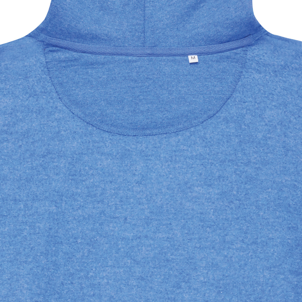 Sudadera Ecológica Unisex con Capucha Regular Fit 50% Algodón Reciclado 50% Orgánico Sin Teñir con Trazador AWARE™ y Certificado OEKO-TEX® para Personalizar Iqoniq Torres 340 G/M²