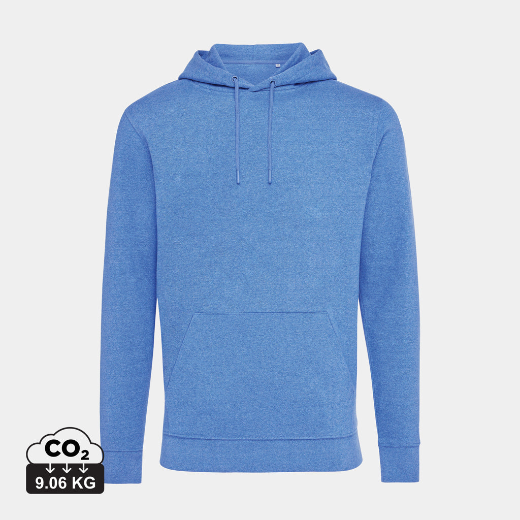Sudadera Ecológica Unisex con Capucha Regular Fit 50% Algodón Reciclado 50% Orgánico Sin Teñir con Trazador AWARE™ y Certificado OEKO-TEX® para Personalizar Iqoniq Torres 340 G/M²