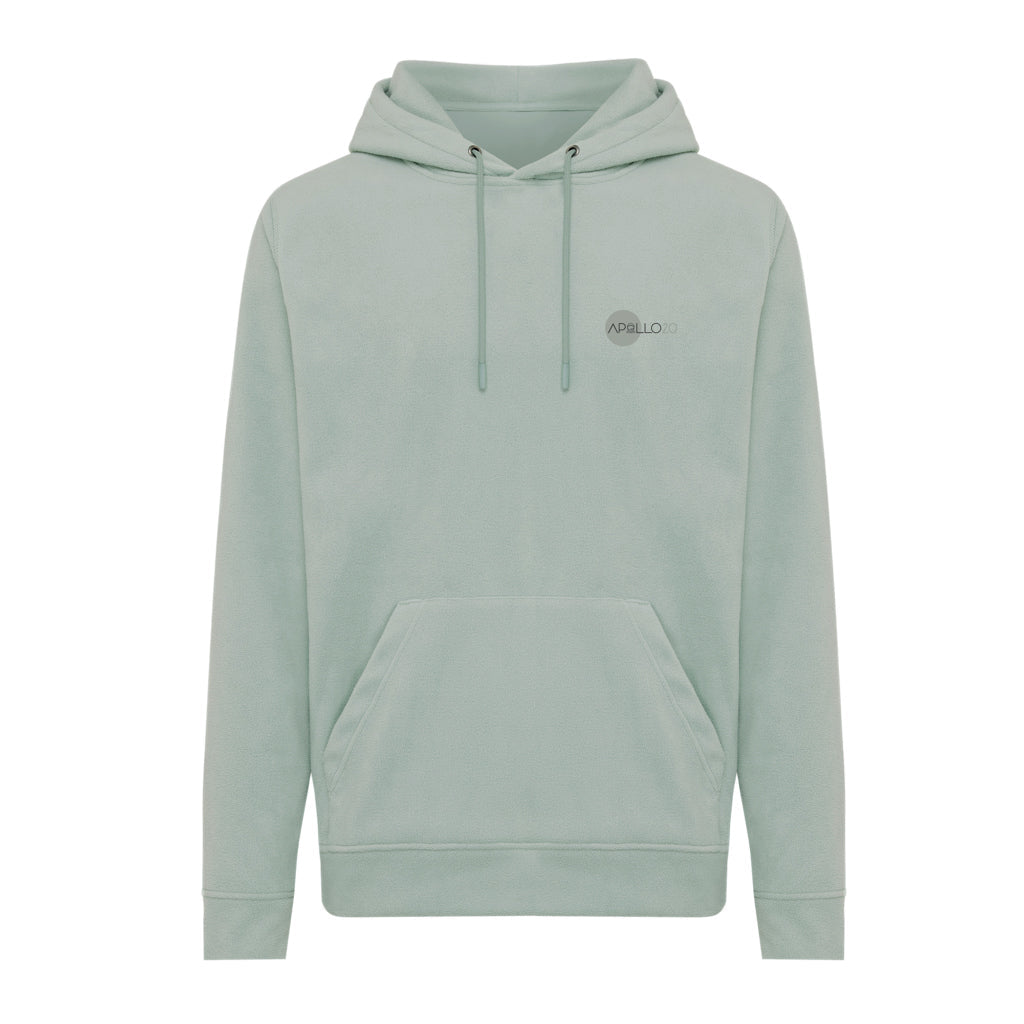 Sudadera con Capucha Unisex de Micropolar 100% Poliéster Reciclado Posconsumo de 240 G/M² con Trazador AWARE™ y Tecnología Blockchain, Certificado OEKO-TEX® y Contribución a ONG Iqoniq Trivor