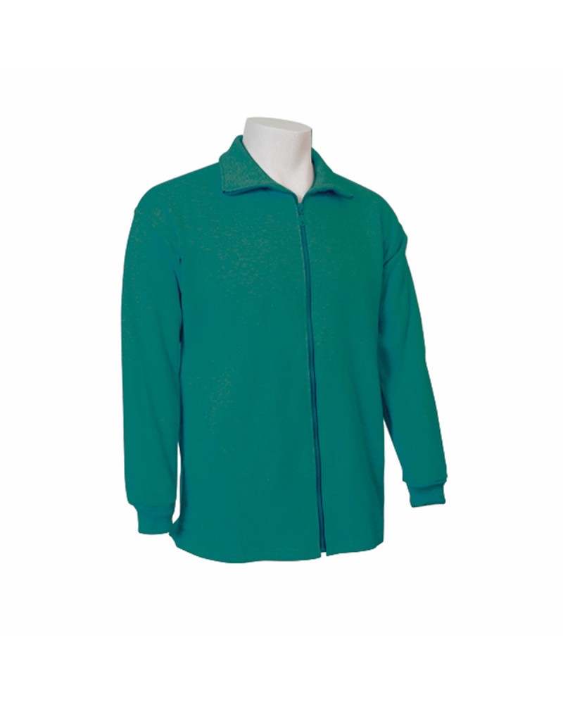 Sudadera de Cremallera Sostenible de Algodón Reciclado y Poliéster Reciclado Personalizable Fabricada en España Ecosistema Unisex - Felpa Perchada 285gr/m2