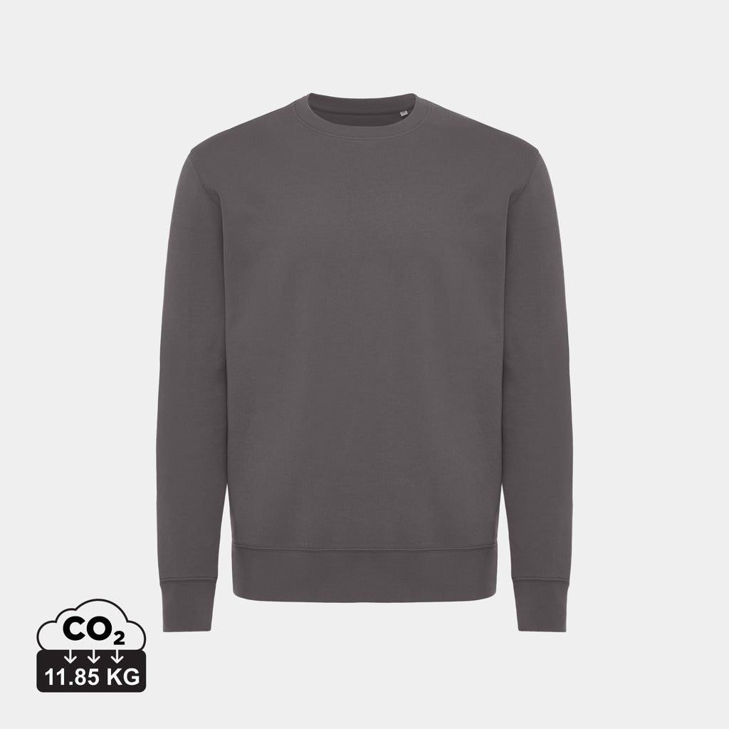 Sudadera Ecológica Unisex Relaxed Fit 50% Algodón Reciclado 50% Algodón Orgánico con Trazador AWARE™ para Personalizar- Iqoniq Kruger 340 G/M²