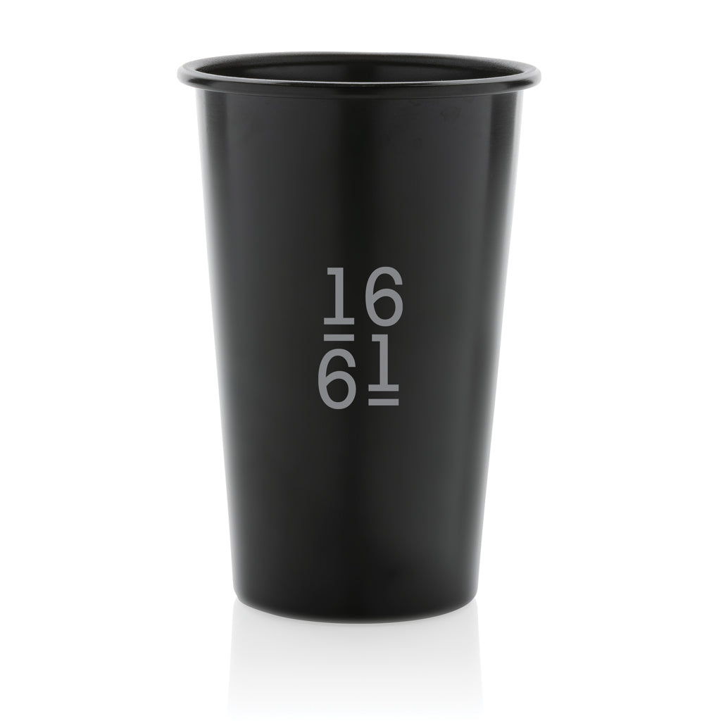Vaso Ligero Sostenible de Aluminio Reciclado con Certificado RCS para Personalizar Especial Hostelería Alo - 450ml