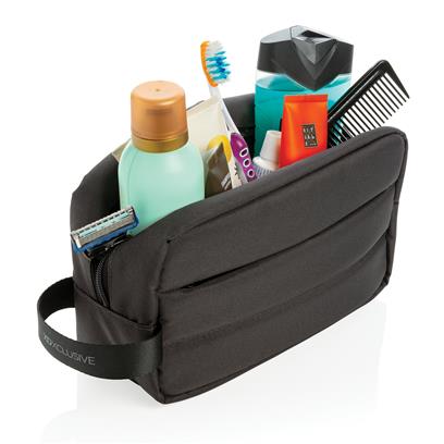 Neceser Ecológico de rPET Reciclado para Personalizar con Bolsillo Impact con Trazador Aware
