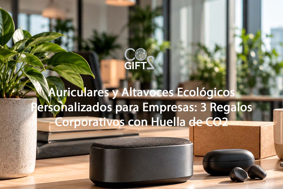 Auriculares y Altavoces Ecológicos Personalizados para Empresas: 3 Regalos Corporativos con Huella de CO2