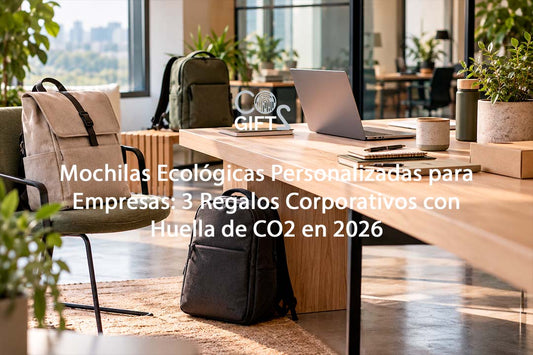 Mochilas Ecológicas Personalizadas para Empresas: 3 Regalos Corporativos con Huella de CO2 en 2026