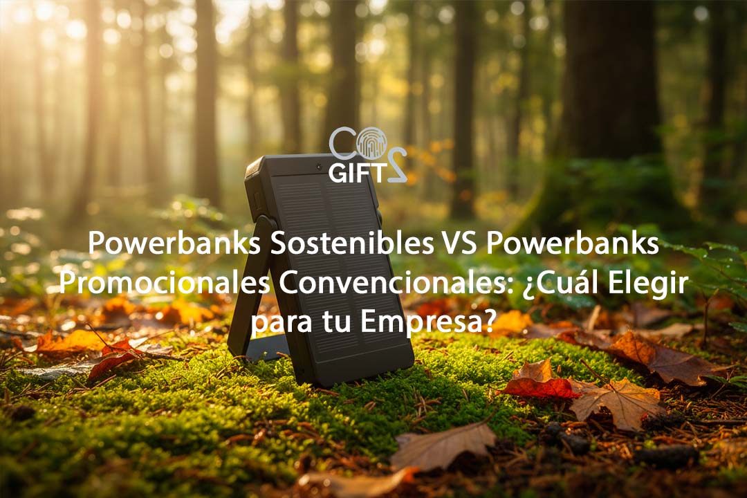 Powerbanks Sostenibles VS Powerbanks Promocionales Convencionales: ¿Cuál Elegir para tu Empresa?
