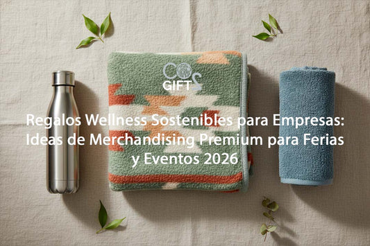 Regalos Wellness Sostenibles para Empresas: Ideas de Merchandising Premium para Ferias y Eventos 2026