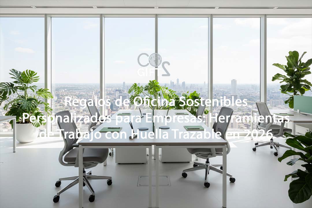 Regalos de Oficina Sostenibles Personalizados para Empresas: Herramientas de Trabajo con Huella Trazable en 2026