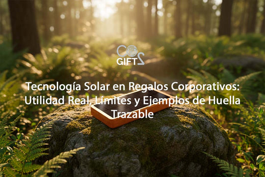 Tecnología Solar en Regalos Corporativos: Utilidad Real, Límites y Ejemplos de Huella Trazable