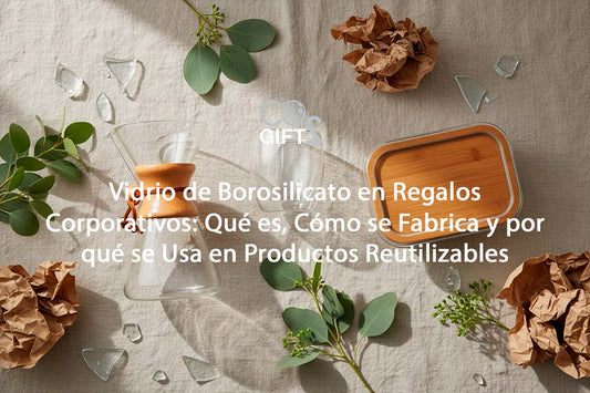 Vidrio de Borosilicato en Regalos Corporativos: Qué es, Cómo se Fabrica y por qué se Usa en Productos Reutilizables