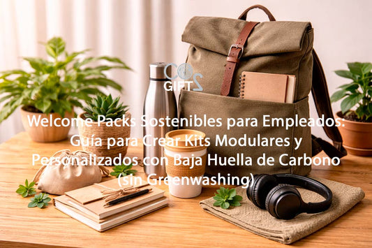 Welcome Packs Sostenibles para Empleados: Guía para Crear Kits Modulares y Personalizados con Baja Huella de Carbono (sin Greenwashing)