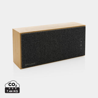 Altavoz Inalámbrico Ecológico 20W con Carcasa 100% Bambú Certificado FSC® y ABS Reciclado Certificado RCS para Personalizar Especial Regalo de Empresa Wynn