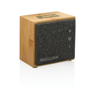 Altavoz Inalámbrico Ecológico 5W con Carcasa 100% Bambú Certificado FSC® y ABS Reciclado Certificado RCS para Personalizar Especial Regalo de Empresa Wynn