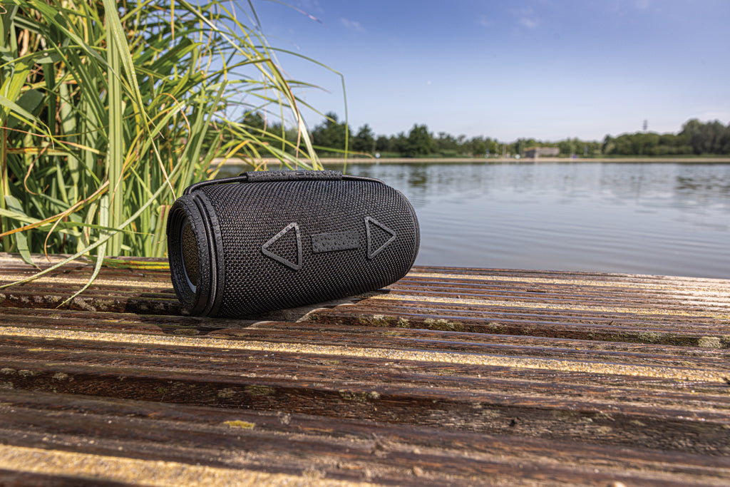 Altavoz Prims 16W Reciclado RCS con Subwoofer e IPX4 – Gadget Corporativo Sostenible para Empresas