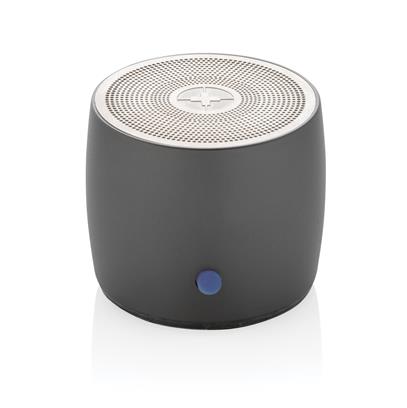 Altavoz de Graves Ecológico de Aluminio Reciclado y ABS Reciclado con Certificado RCS para Personalizar 3W Swiss Peak