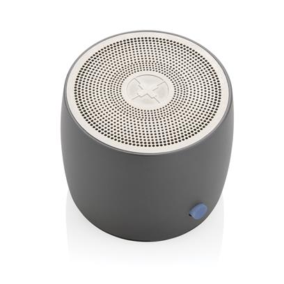 Altavoz de Graves Ecológico de Aluminio Reciclado y ABS Reciclado con Certificado RCS para Personalizar 3W Swiss Peak