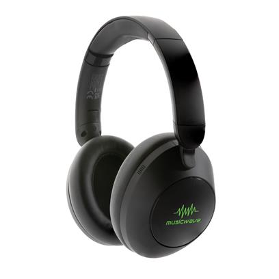 Auriculares Diadema Sostenible de ABS Reciclado con Certificado RCS para Personalizar con Bloqueo de Ruido ANC y Micro Urban Vitamin Cupertino