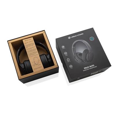 Auriculares Diadema Sostenible de ABS Reciclado con Certificado RCS para Personalizar con Micrófono Integrado Urban Vitamin Palo Alto