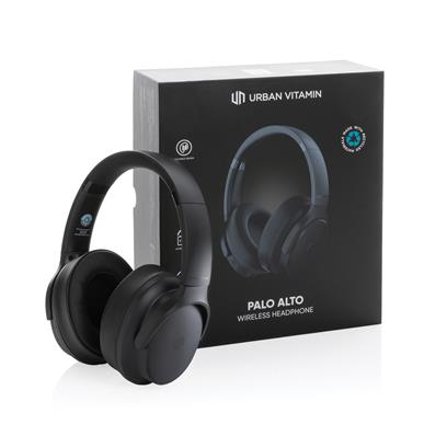 Auriculares Diadema Sostenible de ABS Reciclado con Certificado RCS para Personalizar con Micrófono Integrado Urban Vitamin Palo Alto