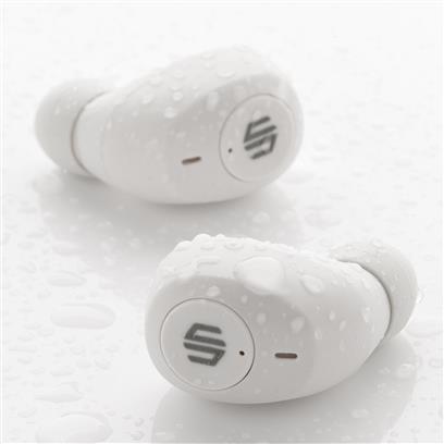 Auriculares Inalámbricos Ecológicos de Plástico Reciclado para Personalizar con Certificación RCS con Micrófono Integrado ENC sin PVC Urban Vitamin Palm Spring