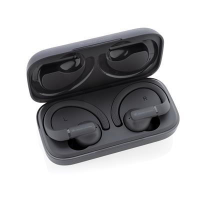 Auriculares de Botón Ecológicos de ABS Reciclado con Certificado RCS Impermeables para Personalizar Urban Vitamin Pacifica