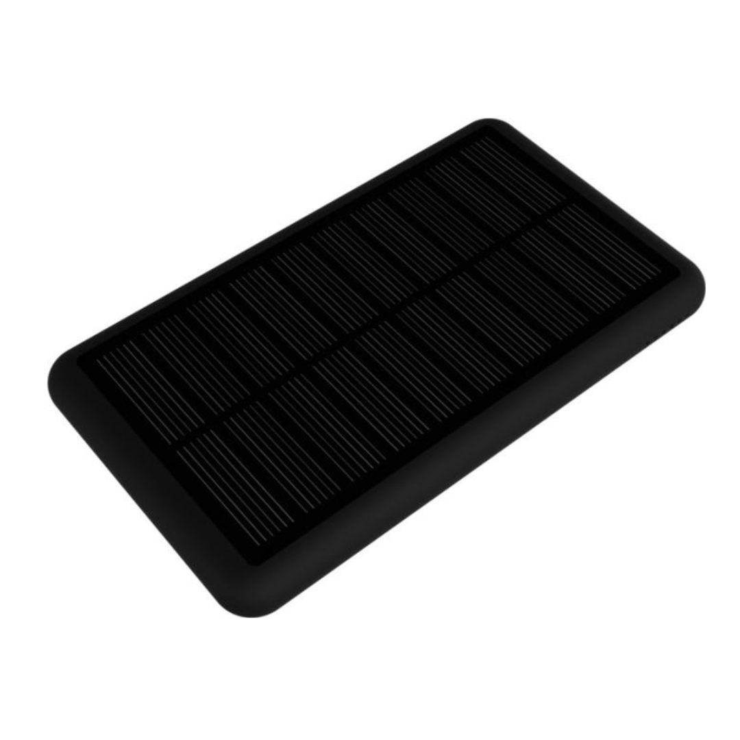 Batería Externa Sostenible de Carga Solar para Personalización Con Logo Retroiluminado SCX.design P29 light-up 5000 mAh