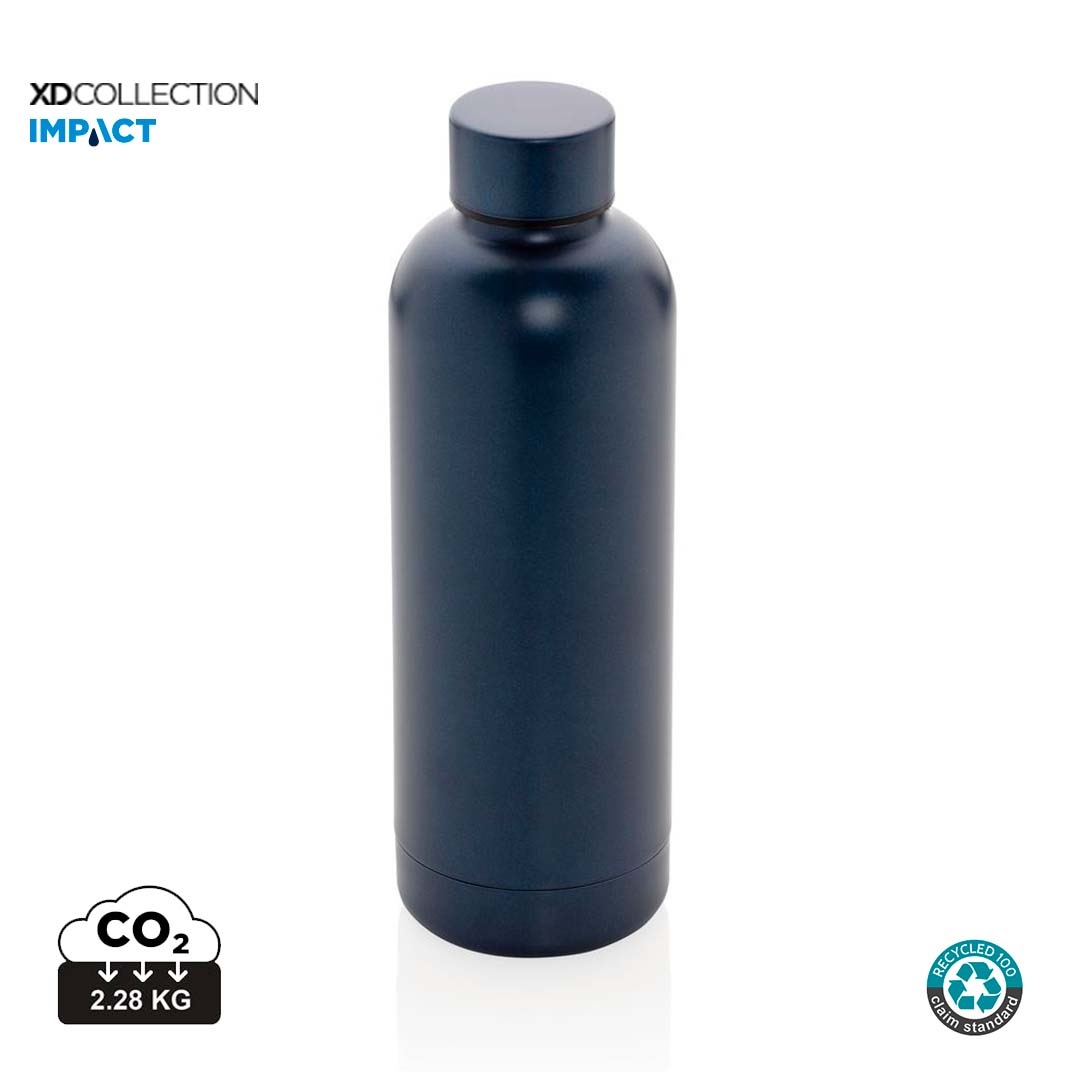 Bidón Térmico de Acero Inoxidable Reciclado RCS Doble Pared al Vacio para Personalizar Impact 500 ml