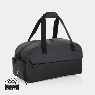 Bolsa Sostenible de Viaje o Deporte de rPET Reciclado Sin PVC para Personalizar con Trazador AWARE ™ y Contribución a ONG Kazu