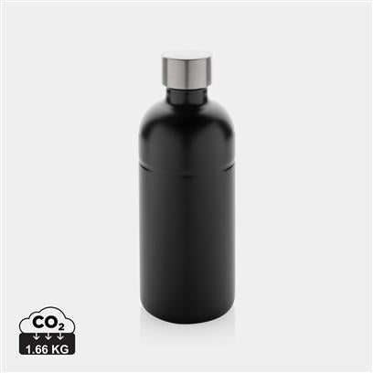 Botella Carbonatada Reacondicionada Sostenible de Acero Inoxidable Reciclado con Certificado RCS para Personalizar - 800ml